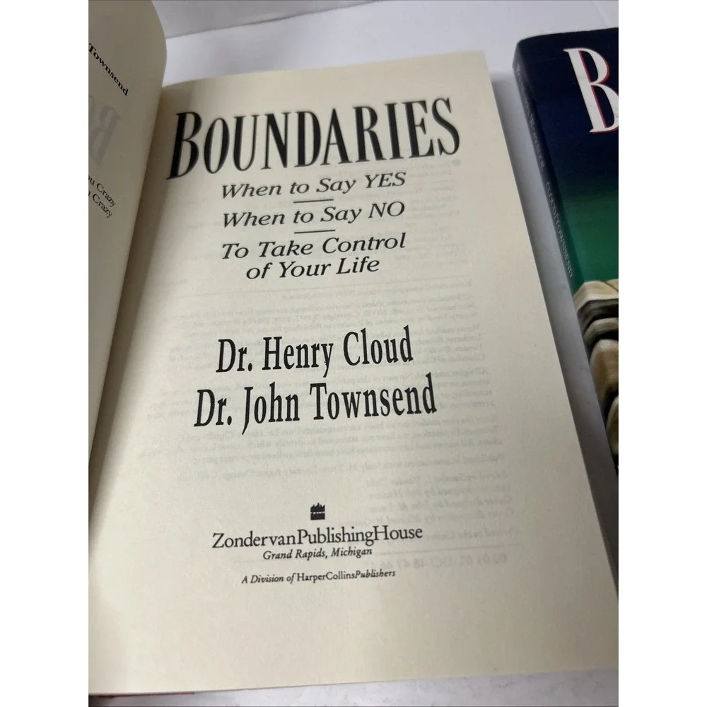 Boundaries Book And Workbook: When to Say Yes When to Say No 1995